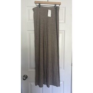 Vince Ribbed Pants Wool Blend Brown Size Large NWT